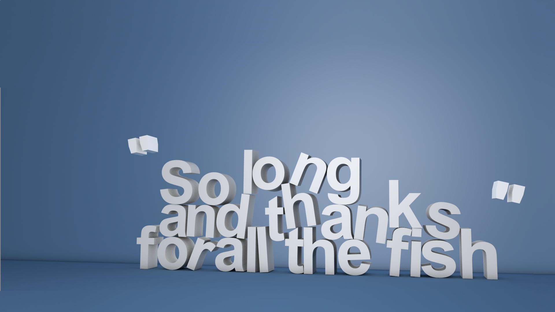 thanks for all the fish