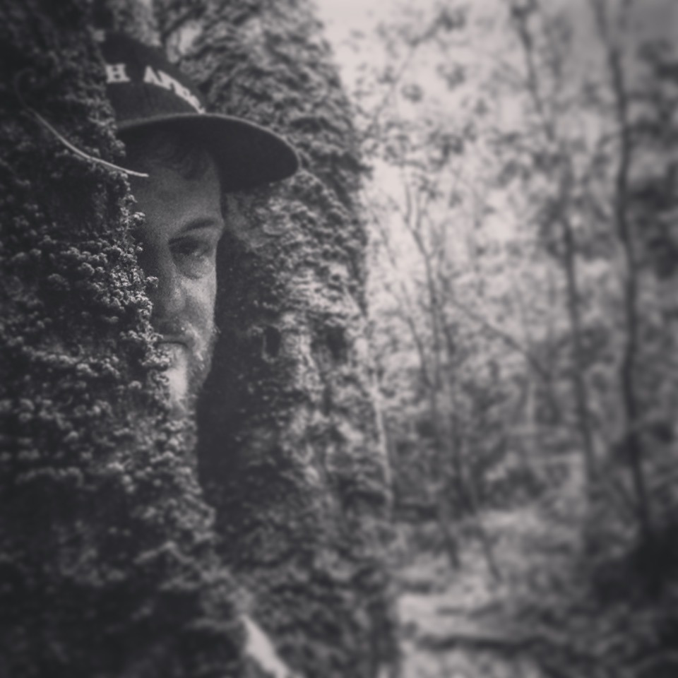 brettfish behind tree