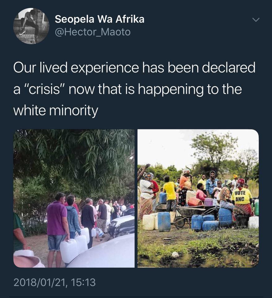 Water Crisis Cape Town Day Zero