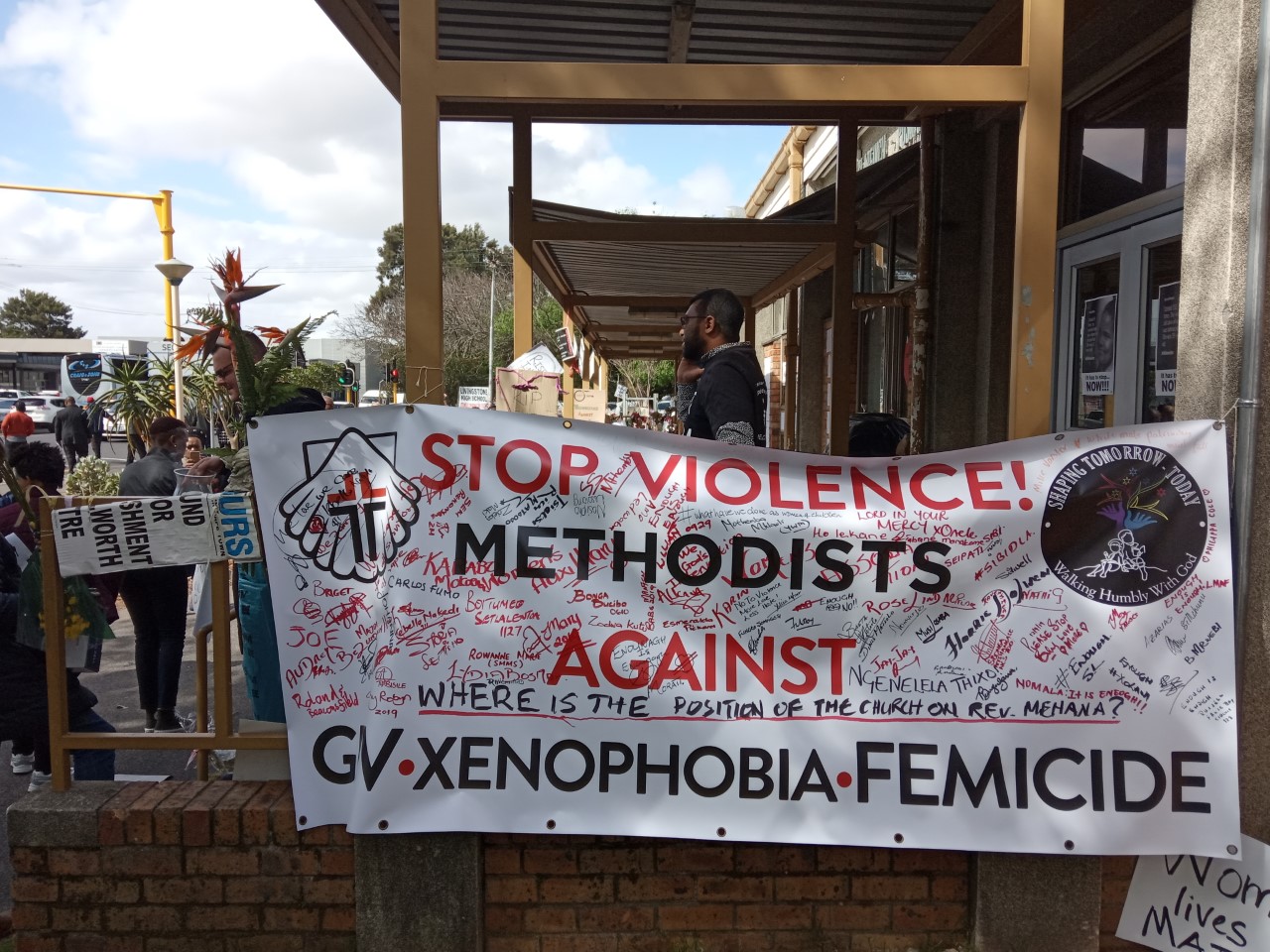 Methodist prayer banner