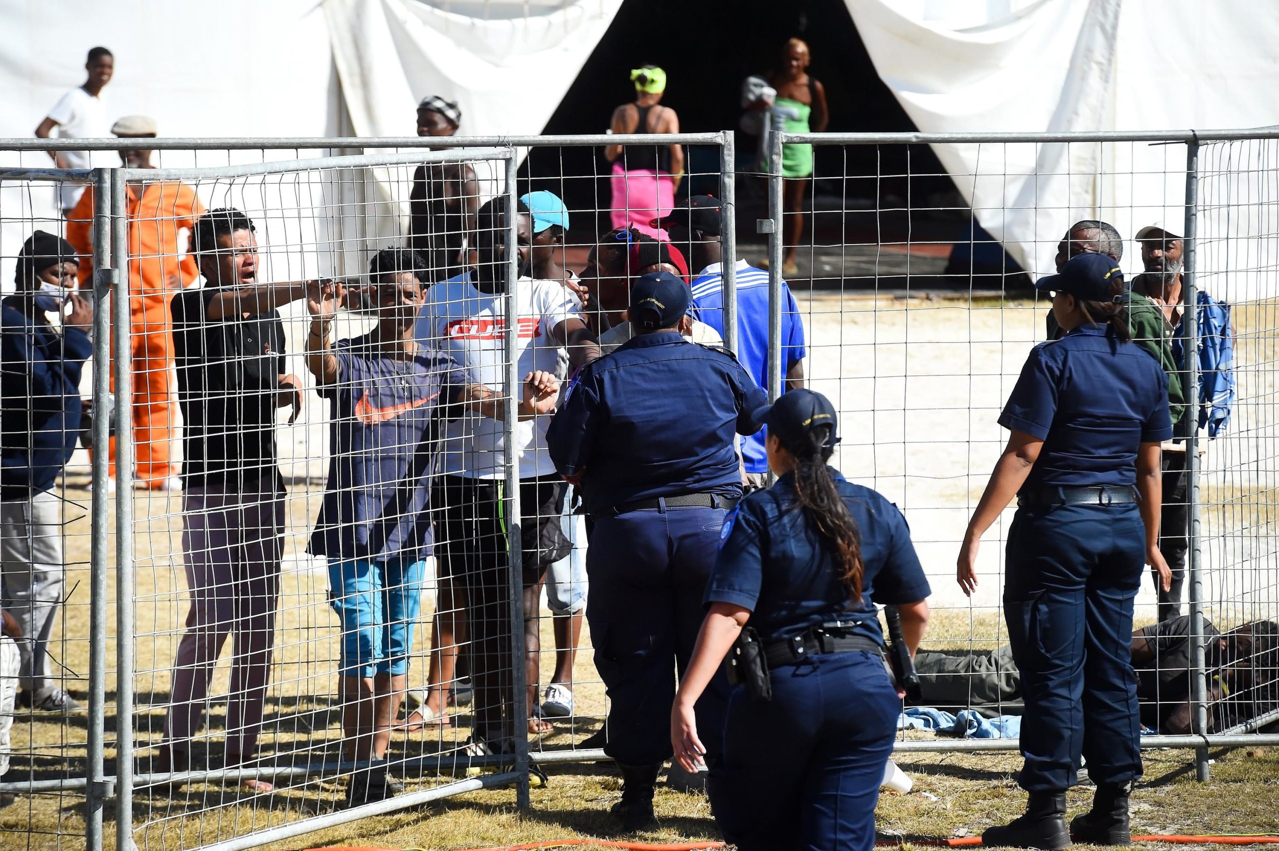 Strandfontein homeless camp