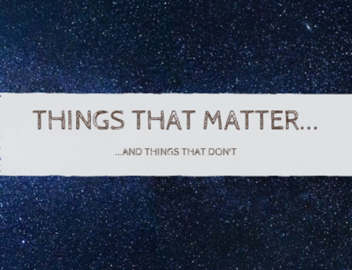 #ThingsThatMatter